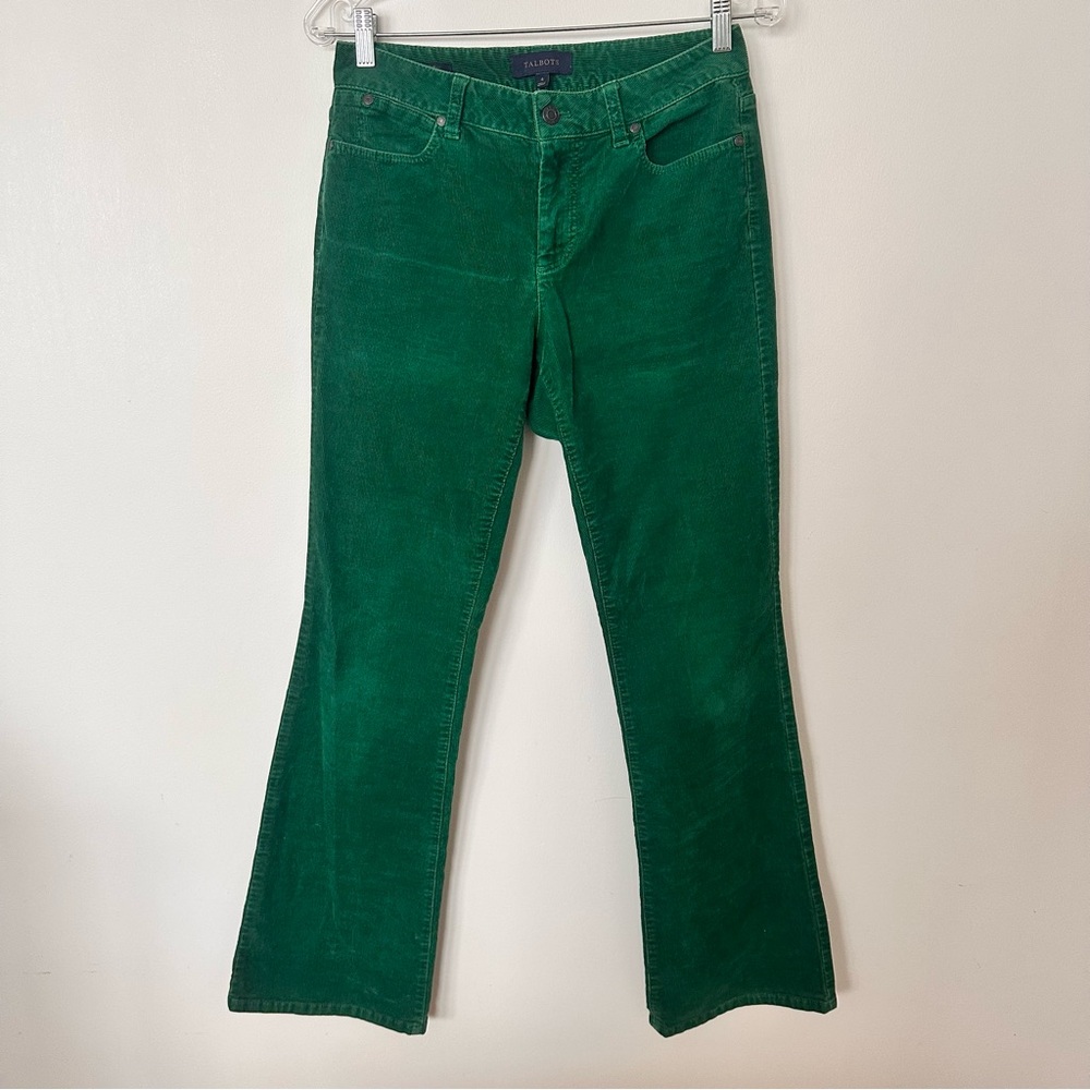 Talbots Curvy Green Corduroy Pants – Size 4